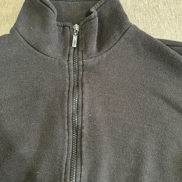 Black Boohoo Cropped 3/4 Zip - Picture 6 of 9